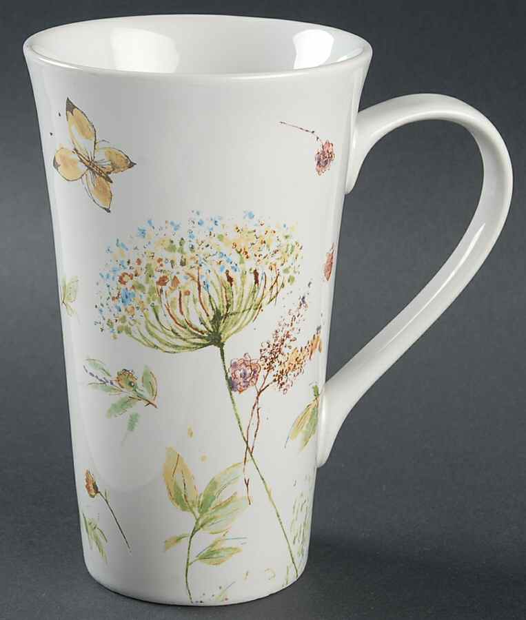 Butterfly Fantasy Latte Mug by 222 Fifth (PTS)-1