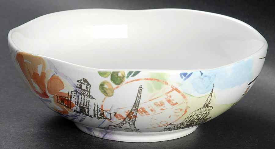 Paris Travels Soup/Cereal Bowl by 222 Fifth (PTS)-1