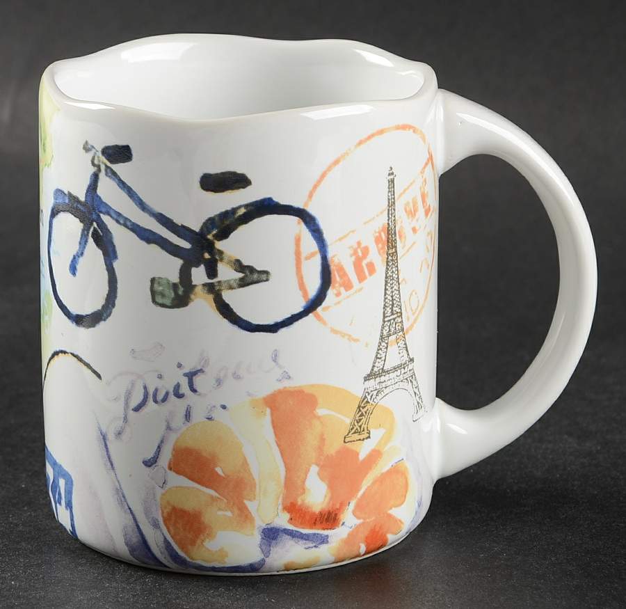 Paris Travels Mug by 222 Fifth (PTS)-1