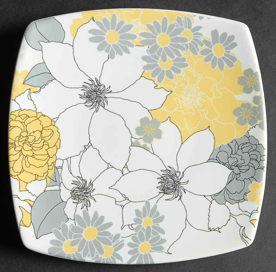 Melbourne Square Appetizer Plate by 222 Fifth (PTS)-1