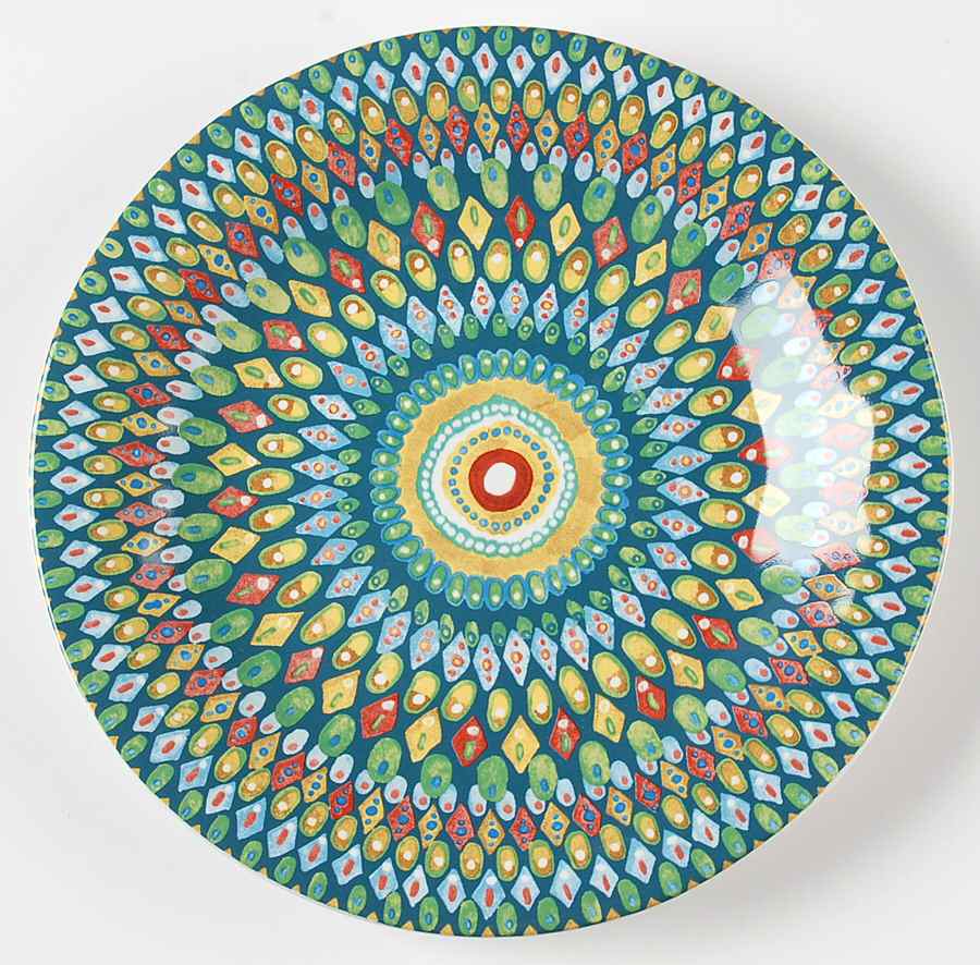 Mayan Jewel Salad Plate by 222 Fifth (PTS)-1