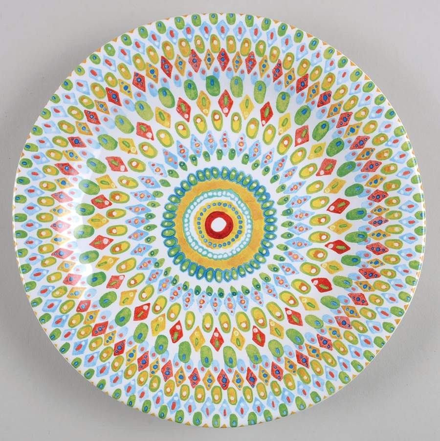 Mayan Jewel Salad Plate by 222 Fifth (PTS)-1