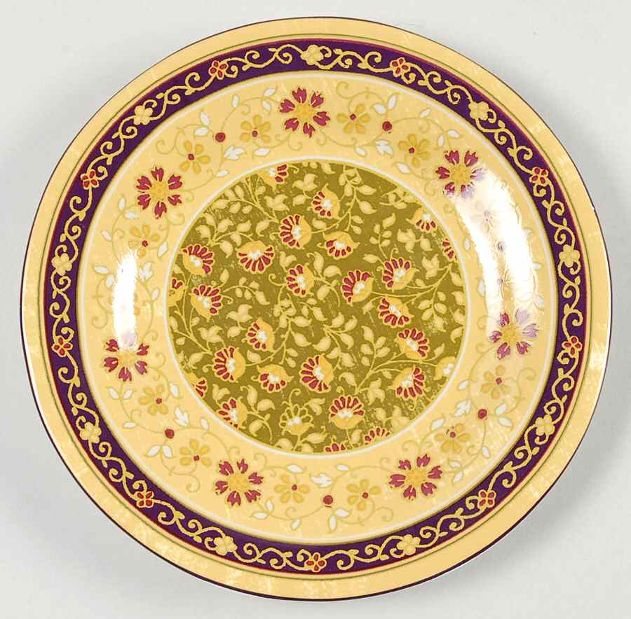 Kashmir Green Appetizer Plate by Artistic Accents-1
