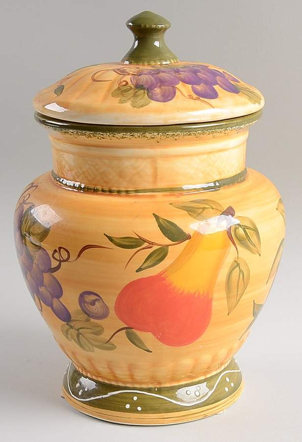 European Style Large Canister & Lid by Casa Vero-1