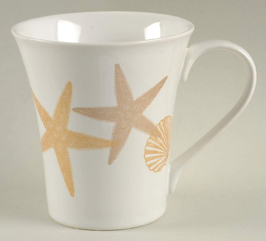 Coastal Life Gold (Yellow) Mug by 222 Fifth (PTS)-1