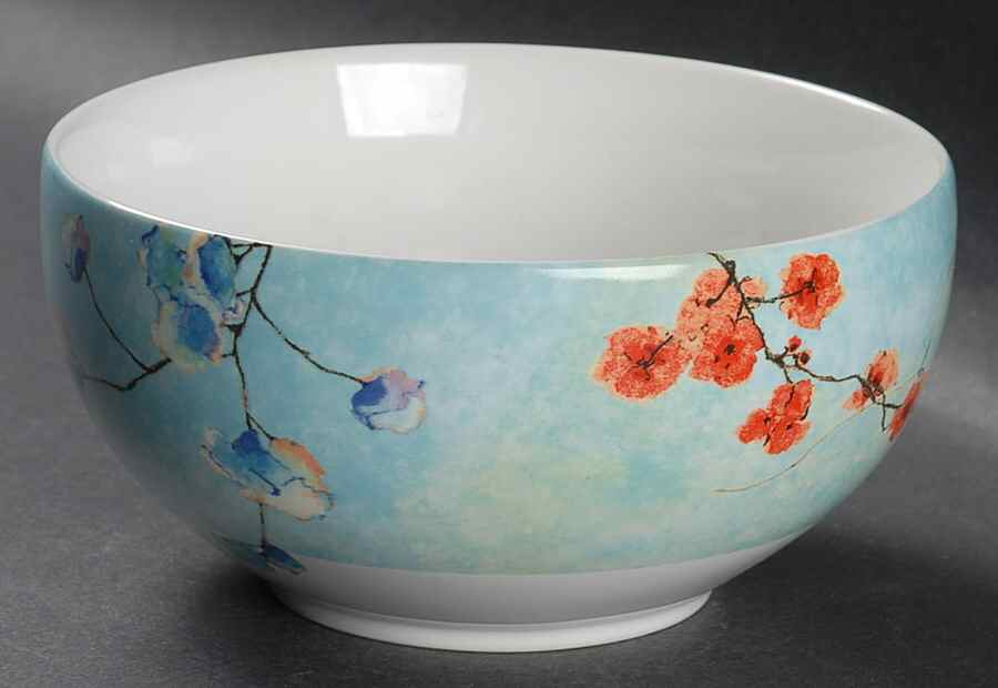 Fantasy Blue Soup/Cereal Bowl by 222 Fifth (PTS)-1