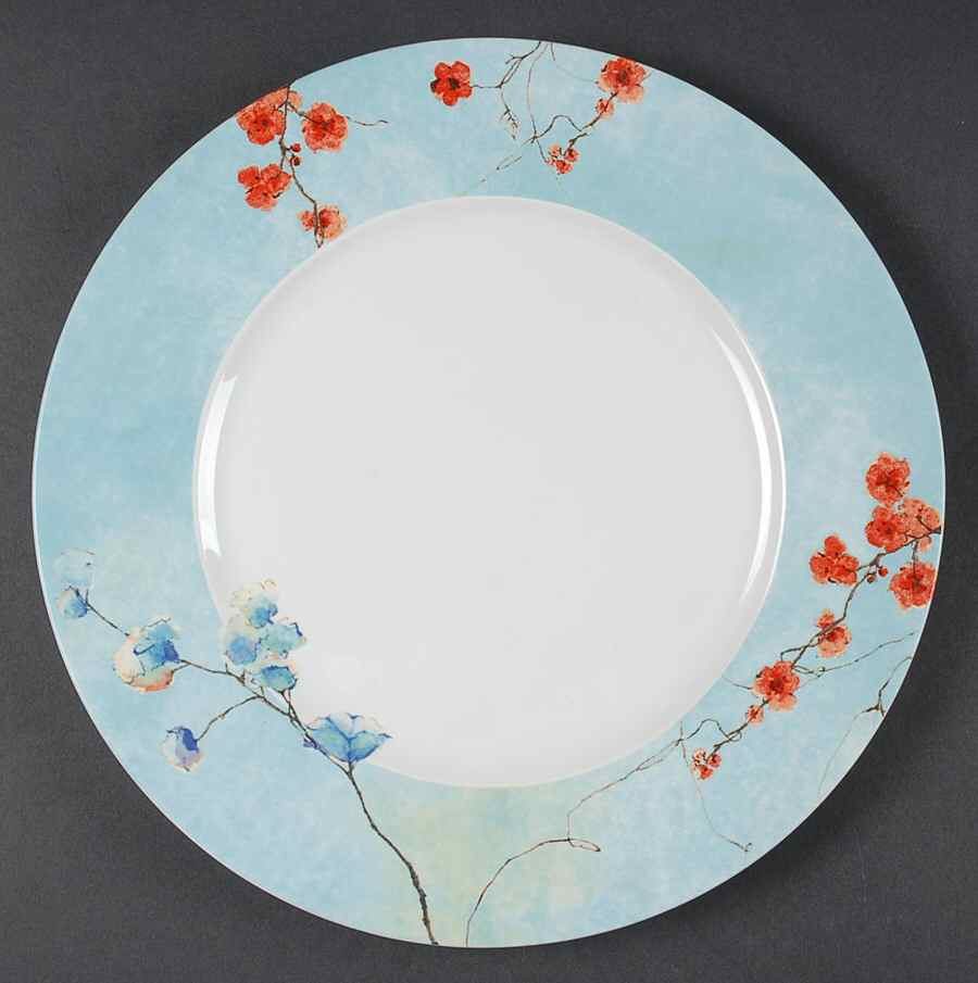 Fantasy Blue Dinner Plate by 222 Fifth (PTS)-1