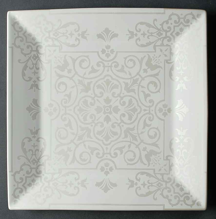 Astoria Platinum 12" Square Serving Platter by 222 Fifth (PTS)-1