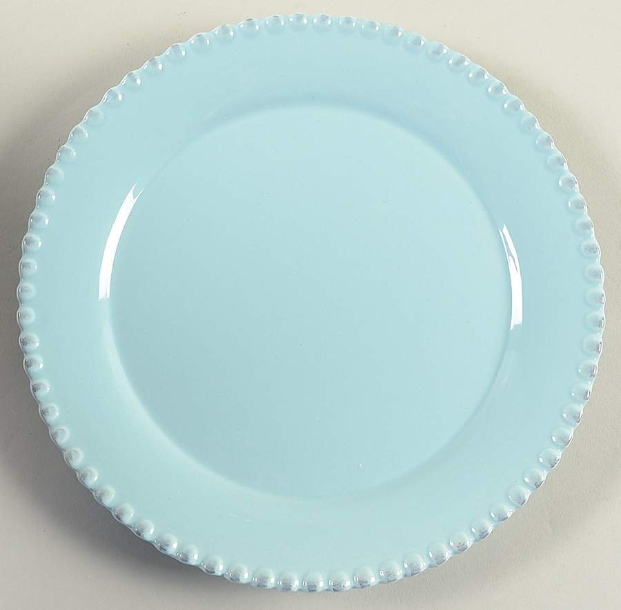 Bianca Bead Azul (Light Blue) Salad Plate by American Atelier-1