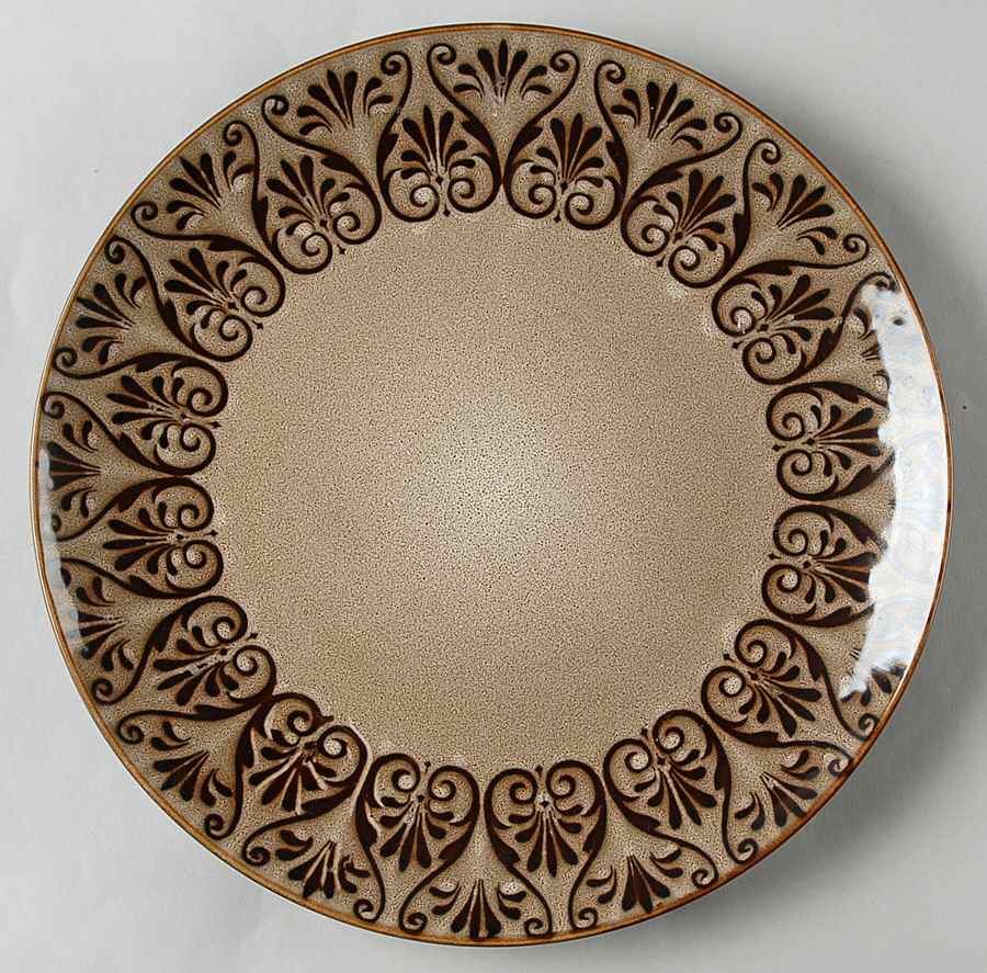 Mehndi Dinner Plate by American Atelier-1