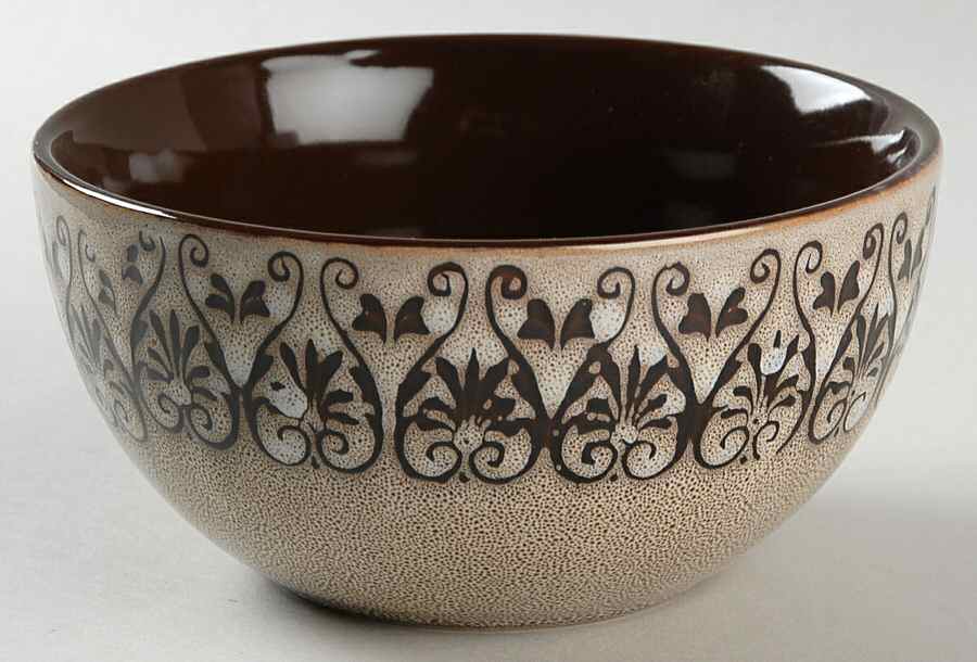 Mehndi Soup/Cereal Bowl by American Atelier-1