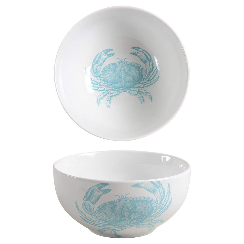 Coastal Life Blue Soup/Cereal Bowl by 222 Fifth (PTS)-1