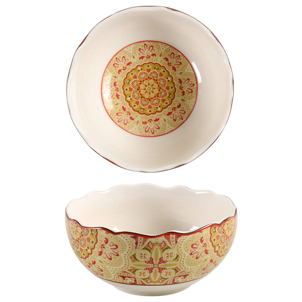 Lyria Saffron Soup/Cereal Bowl by 222 Fifth (PTS)-1