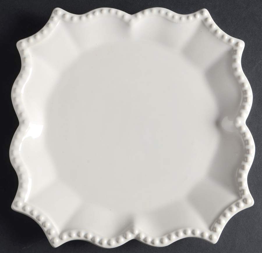 Grand Siecle Cream Salad/Dessert Plate by Antheor (France)-1