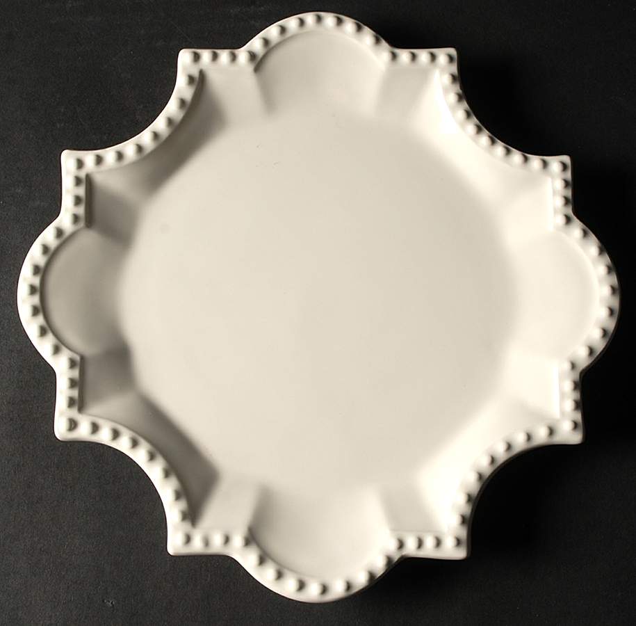 Grand Siecle Ivory Salad/Dessert Plate by Antheor (France)-1