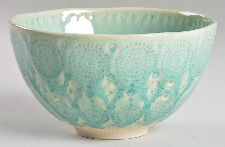 Old Havana Mint Soup/Cereal Bowl by Anthropologie-1