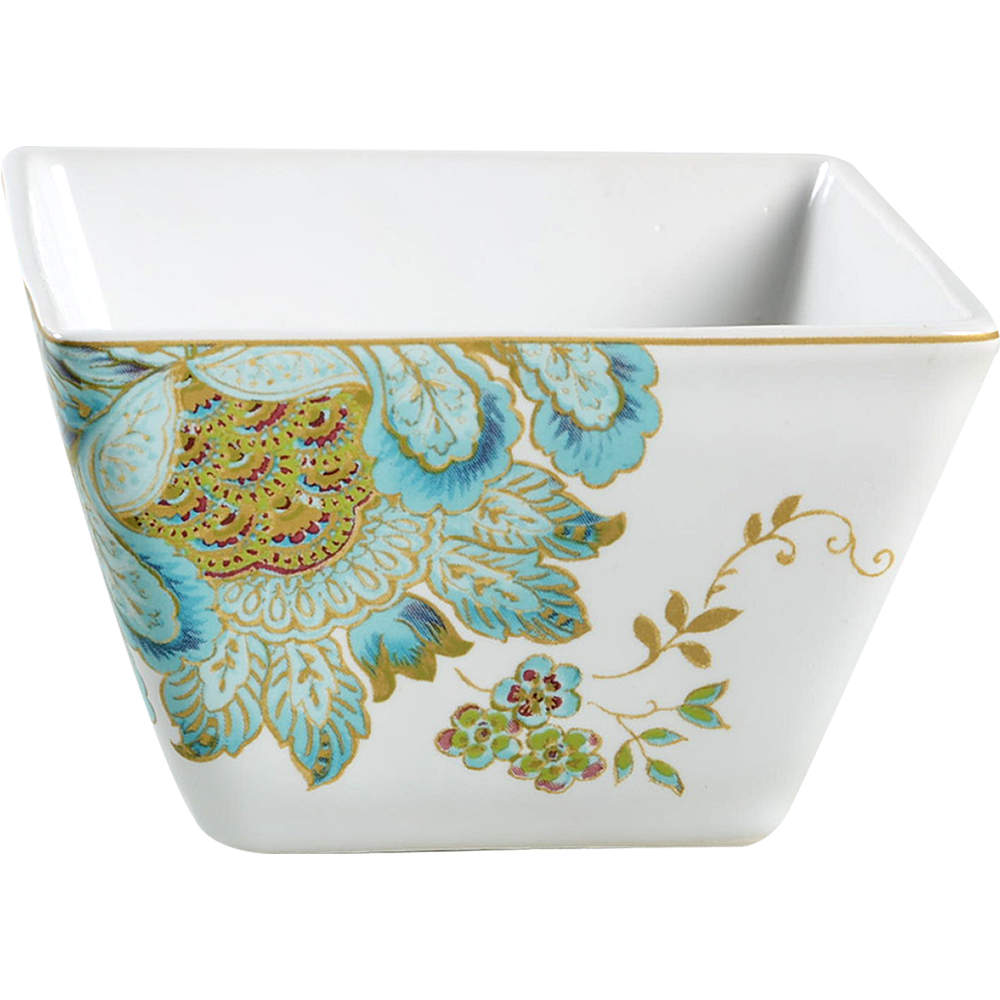 Eliza Spring Blue Individual Square Appetizer Bowl by 222 Fifth (PTS)-1