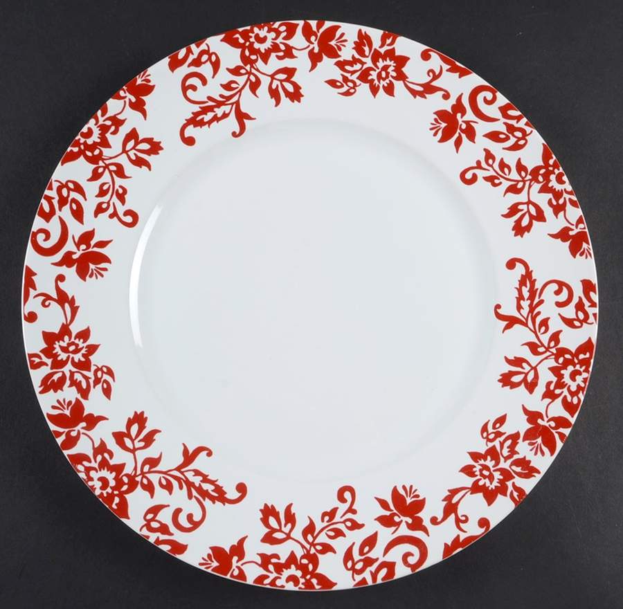 Toulouse Red Dinner Plate by 222 Fifth (PTS)-1