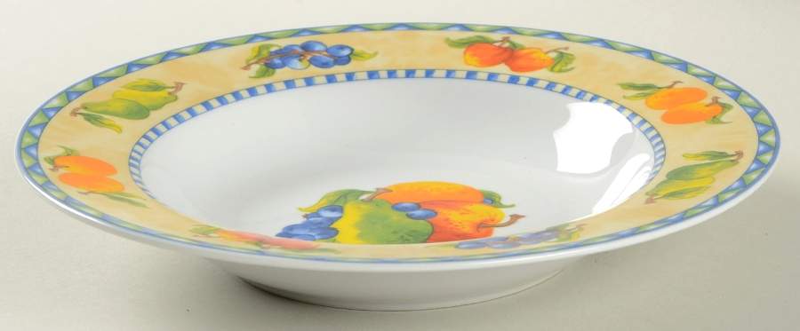 Fresh Pickins Rim Soup Bowl by American Atelier-1