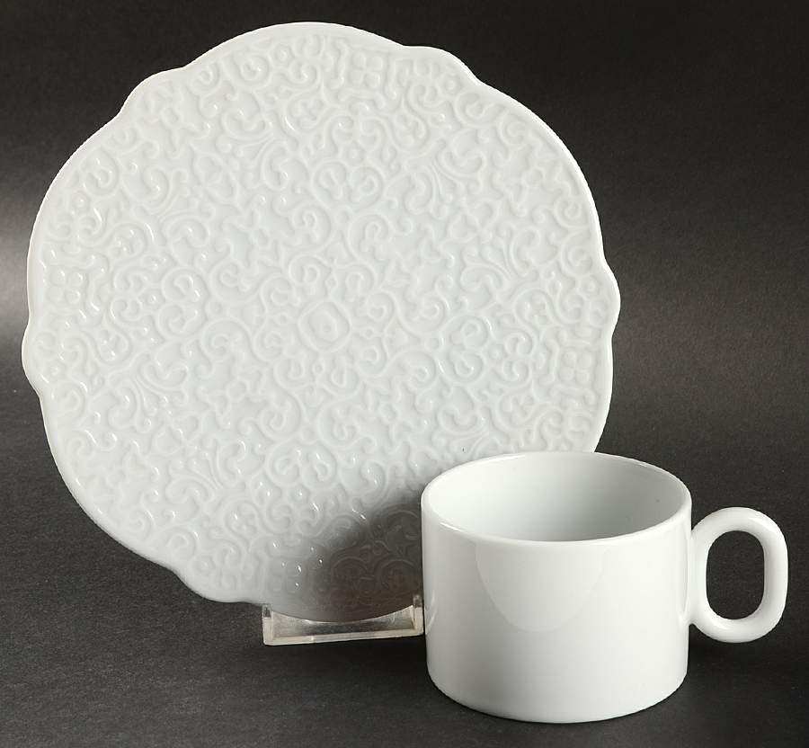 Dressed Flat Cup & Saucer Set by Alessi-1