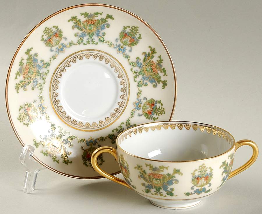 AHR977 Footed Bouillon Cup & Saucer by Charles Ahrenfeldt-1