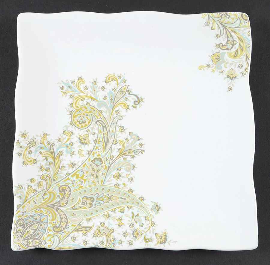 Surya Taupe Square Salad Plate by 222 Fifth (PTS)-1