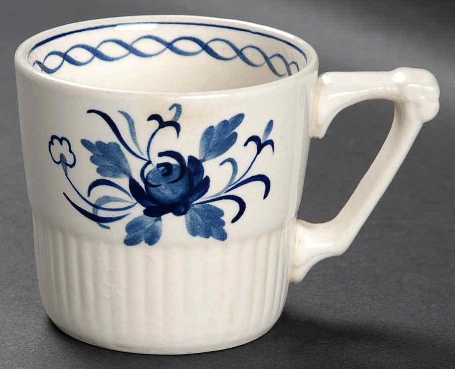 Baltic Blue (Older, Cream) Mug by Adams China-1