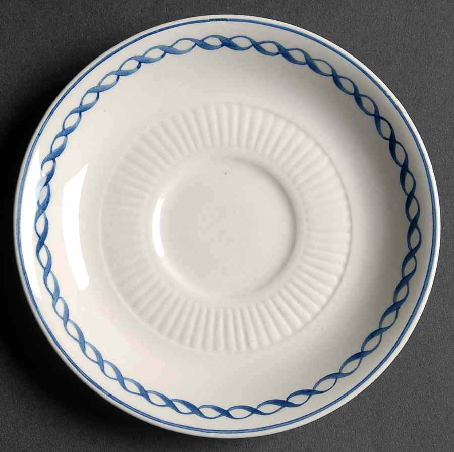 Baltic Blue (Older, Cream) Saucer for Irish Coffee Cup by Adams China-1