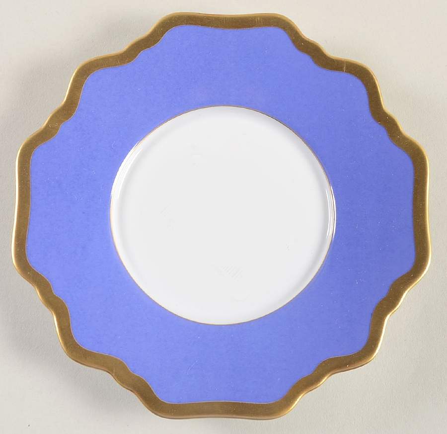 Anna's Palette Indigo Blue Bread & Butter Plate by Anna Weatherley-1