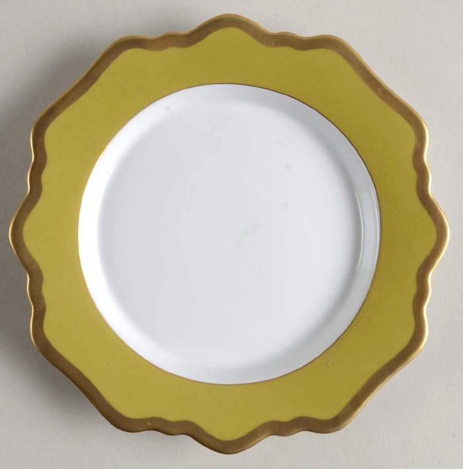 Anna's Palette Meadow Green Bread & Butter Plate by Anna Weatherley-1