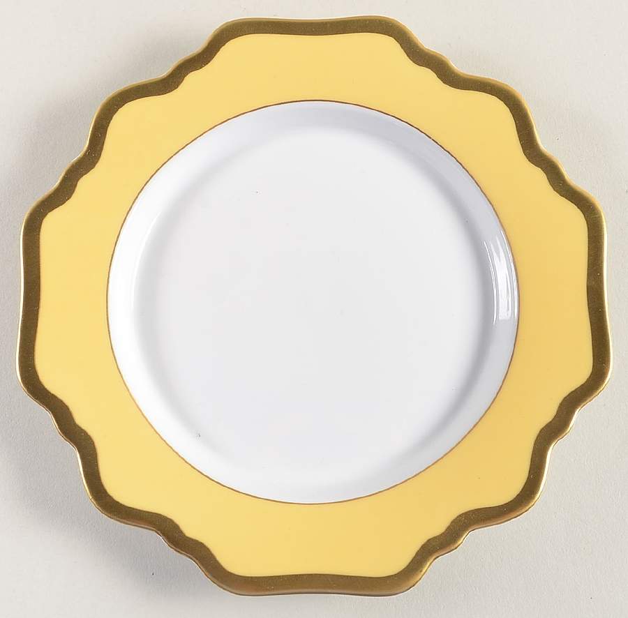 Anna's Palette Sunburst Yellow Bread & Butter Plate by Anna Weatherley-1