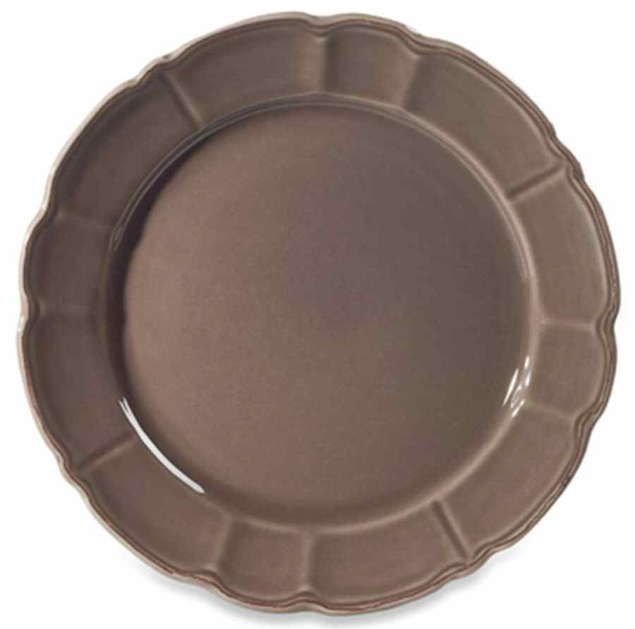 Italia Chocolate Dinner Plate by American Atelier-1