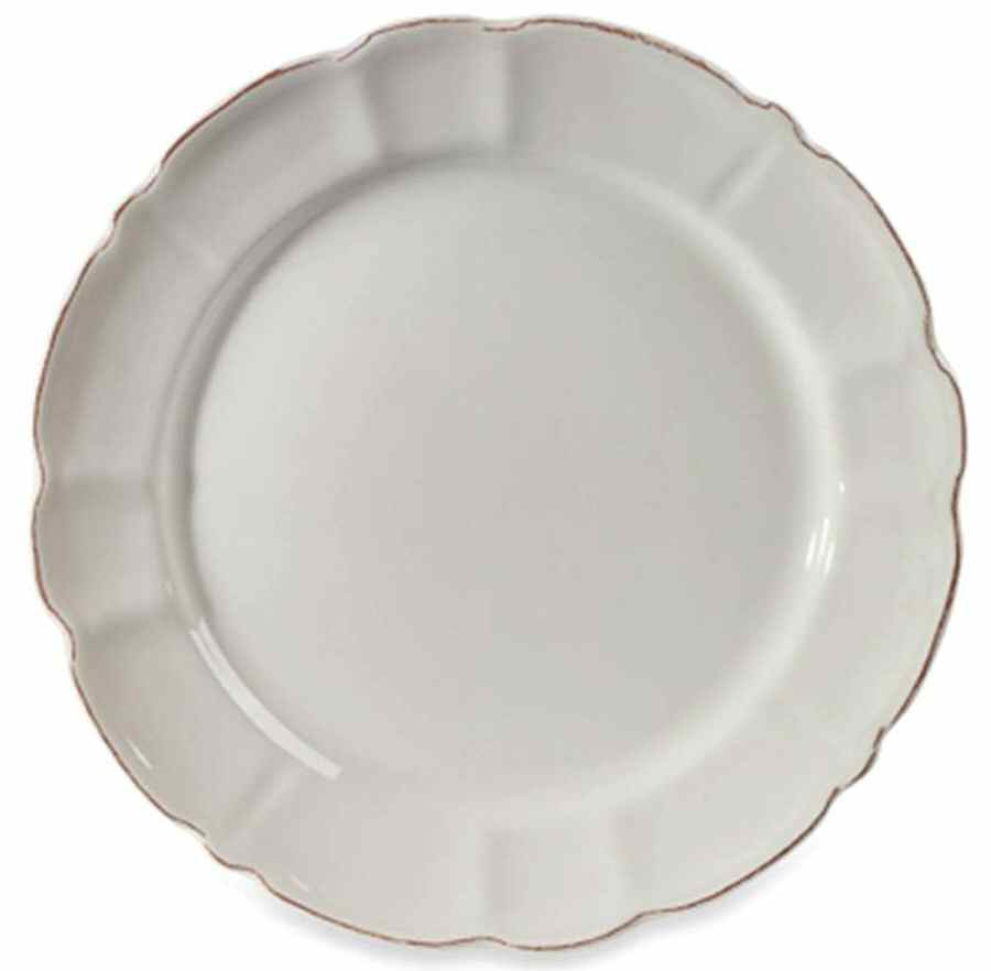Italia Ivory Dinner Plate by American Atelier-1