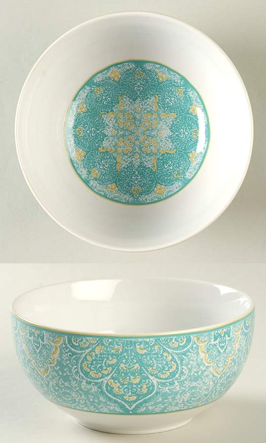Eva Teal Soup/Cereal Bowl by 222 Fifth (PTS)-1