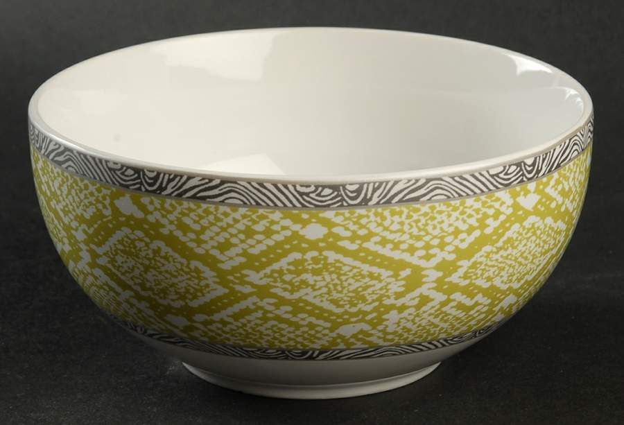 Python Lime Green Soup/Cereal Bowl by 222 Fifth (PTS)-1