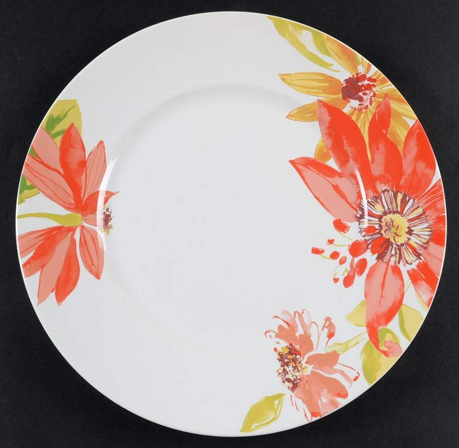 Summer Daisies Dinner Plate by 222 Fifth (PTS)-1