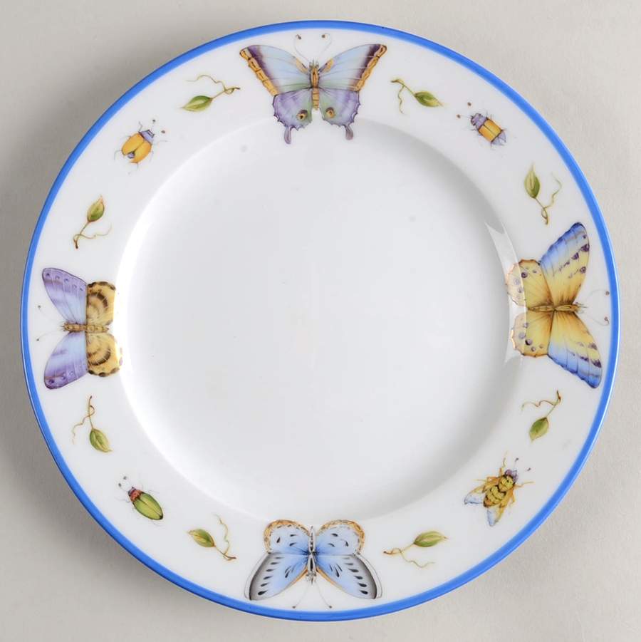 Butterfly Blue Salad Plate by Anna Weatherley-1