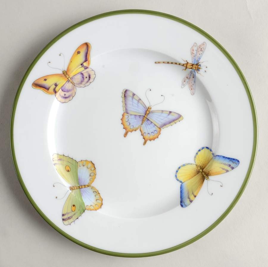 Butterfly Green Salad Plate by Anna Weatherley-1
