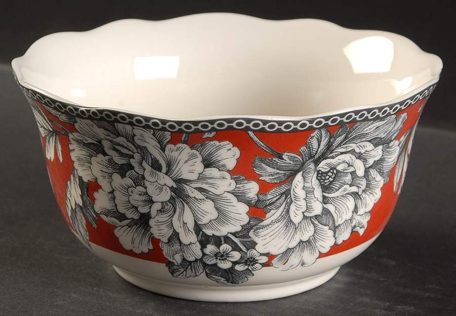 Adelaide Red Soup/Cereal Bowl by 222 Fifth (PTS)-1