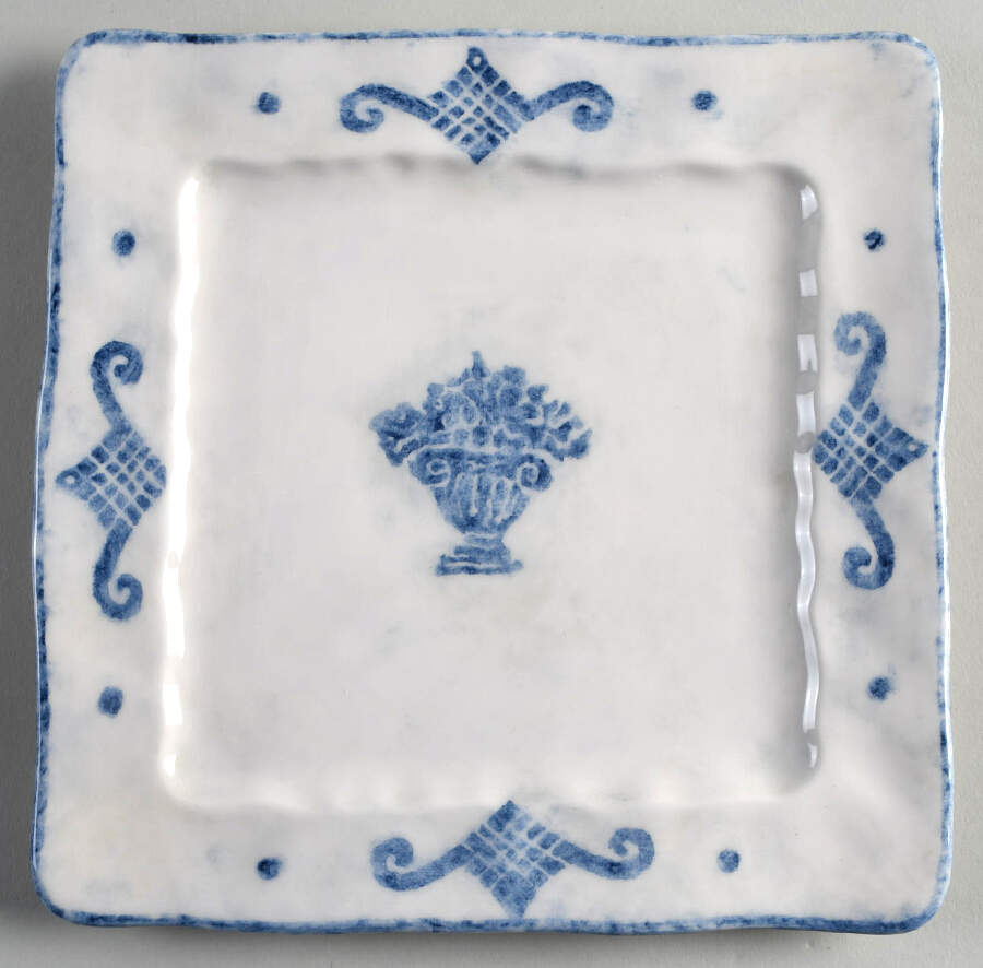Burano Square Salad/Dessert Plate by Arte Italica-1