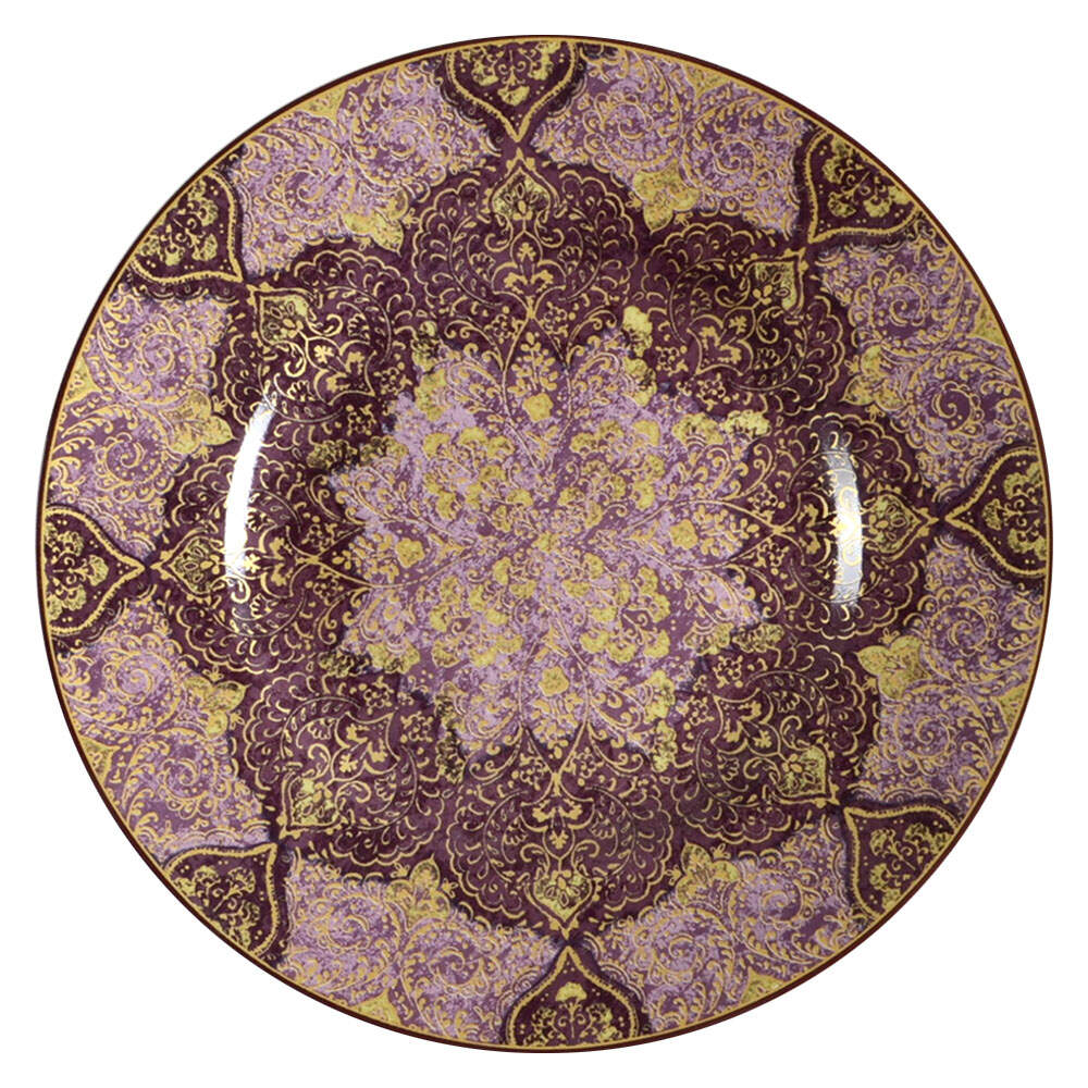 Eva Aubergine Salad Plate by 222 Fifth (PTS)-1
