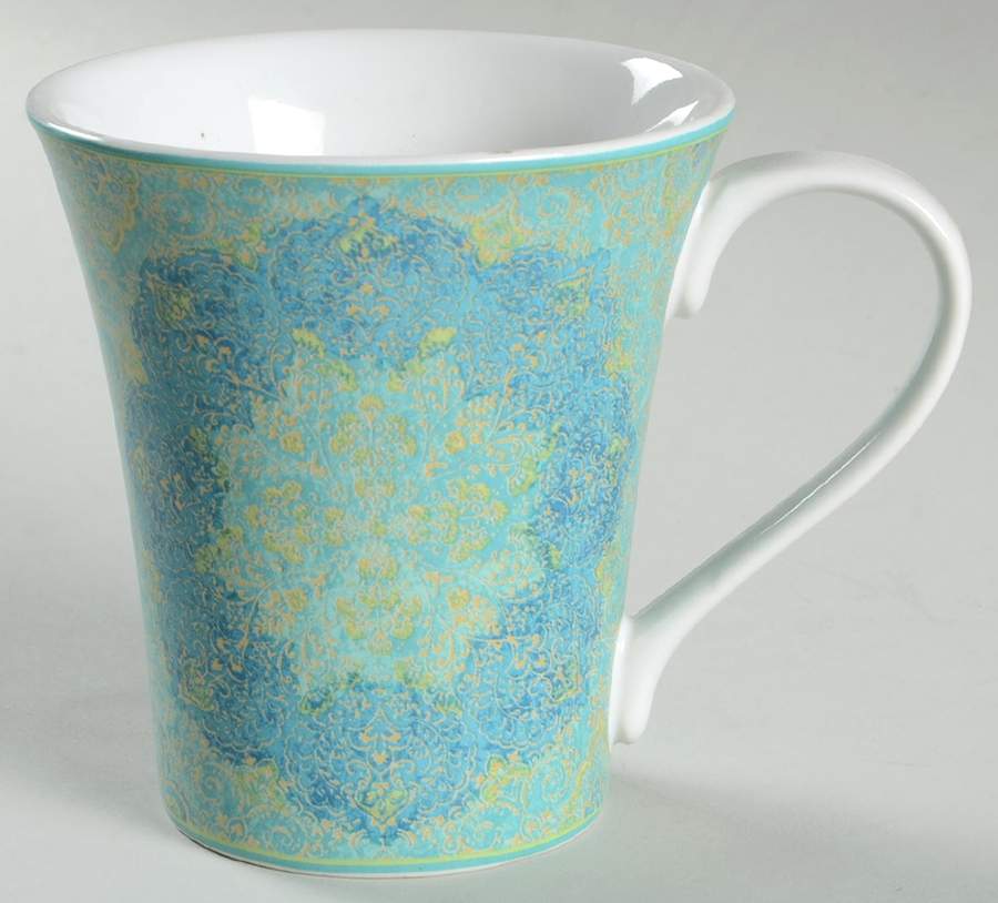 Eva Opulent Teal Mug by 222 Fifth (PTS)-1