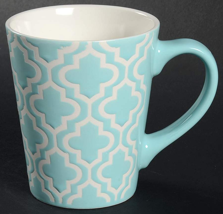 Quatre Teal Mug by American Atelier-1