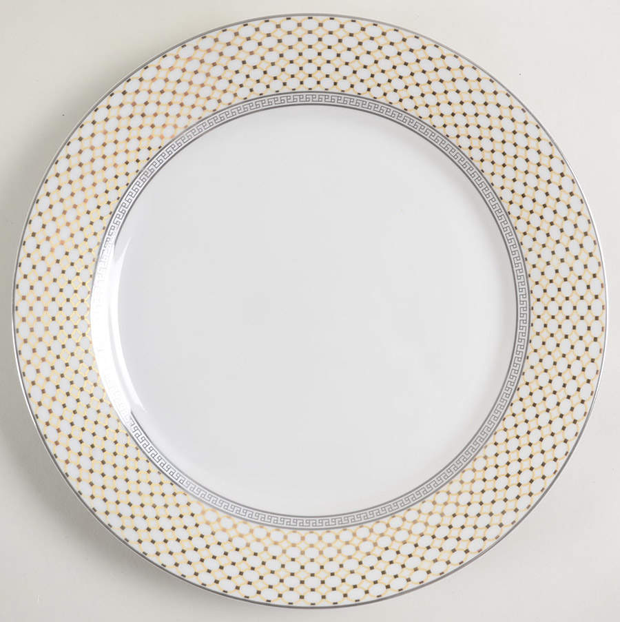Buckingham (Gold Circles) Dinner Plate by American Atelier-1