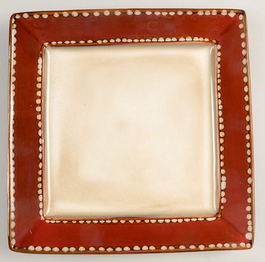 Barcelona Roja Dinner Plate by American Atelier-1