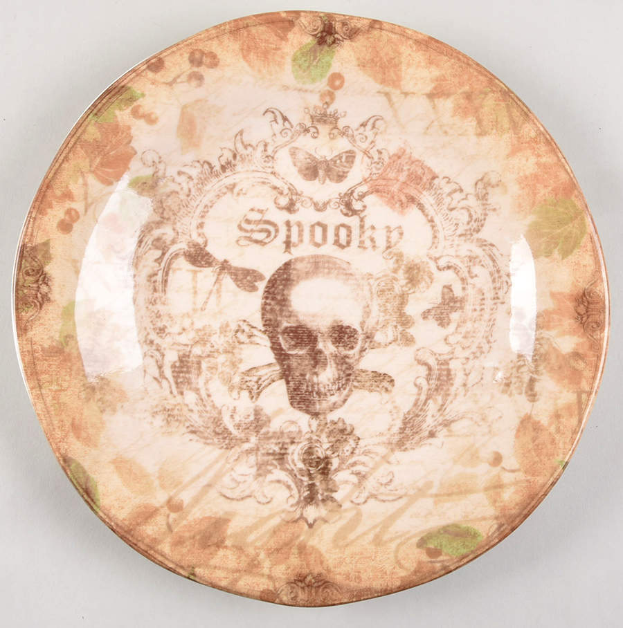 Bump in the Night Dinner Plate by 222 Fifth (PTS)-1
