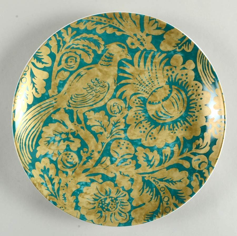 Belorado Teal Dinner Plate by 222 Fifth (PTS)-1