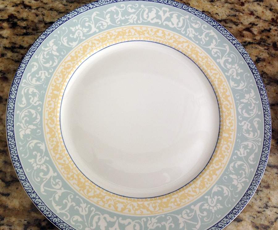 Palais Blue Dinner Plate by 222 Fifth (PTS)-1