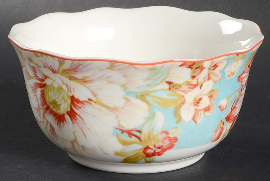 Marley Teal Soup/Cereal Bowl by 222 Fifth (PTS)-1