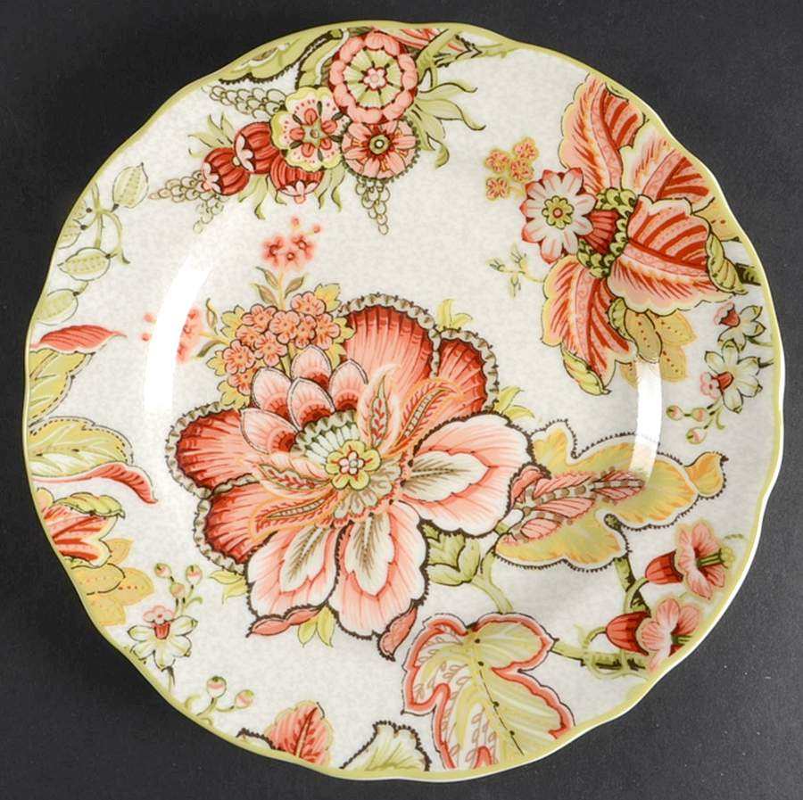 Eliana Red Salad Plate by 222 Fifth (PTS)-1
